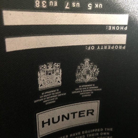 Hunter Refined Slim Fit Adjustable Rain Boot Size 7 - Picture 4 of 8